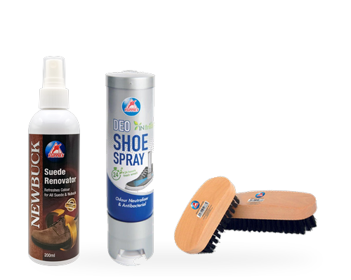 Bình xịt khử mùi giày Deo Spray và dưỡng da lộn Nubuck